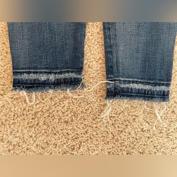 Madewell denim 9” high rise skinny destructed - Picture 5 of 7